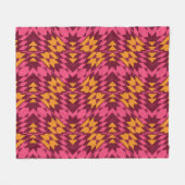Zeitlose Geometrie: Nahtloses Muster Fleecedecke (Vorderseite (Horizontal))