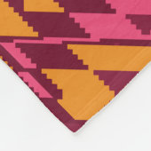 Zeitlose Geometrie: Nahtloses Muster Fleecedecke (Ecke)
