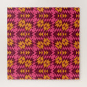 Zeitlose Geometrie: Nahtloses Muster Puzzle (Horizontal)