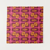 Zeitlose Geometrie: Nahtloses Muster Wandteppich (Vorderseite (Horizontal))