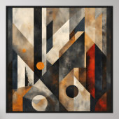 Zeitlose Geometrie Poster (Vorne)