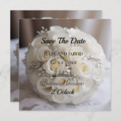 "Zeitlose Gnade: Ein Thema für Rose von Weißen Hoc Einladung (Vorne/Hinten)