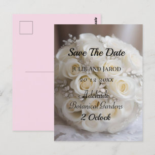 "Zeitlose Gnade: Ein Thema für Rose von Weißen Hoc Postkarte