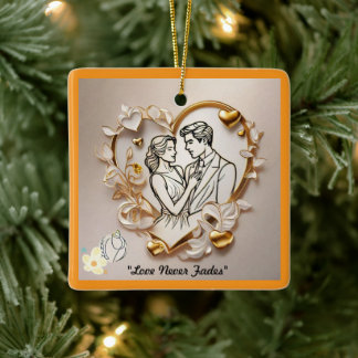 "Zeitlose Hingabe" Keramikornament