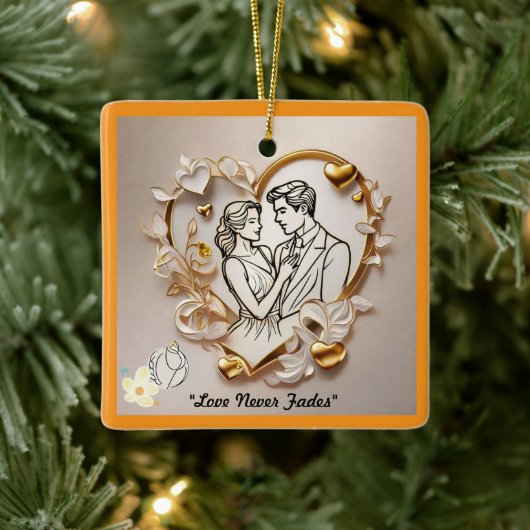 "Zeitlose Hingabe" Keramikornament (Baum)