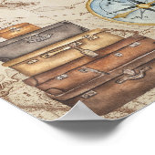 Zeitlose Journeys Collage Poster (Ecke)