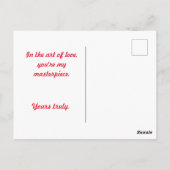 Zeitlose Klassik, Valentinin Postkarte (Rückseite)