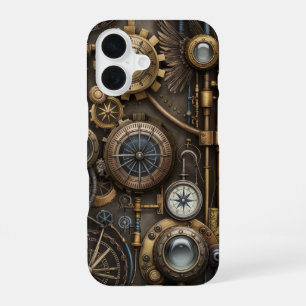 Zeitlose Kreationen im Steampunk-Stil iPhone 16 Hülle