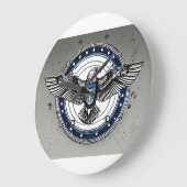 Zeitlose Kreise: Die Acrylic-Rahmen-Sammlung" Große Wanduhr (Winkel)