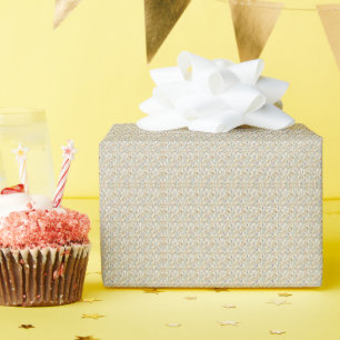 Zeitlose Lavendelzweige und erdige Wildblumen Geschenkpapier