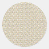 Zeitlose Lavendelzweige und erdige Wildblumen Runder Aufkleber (Vorderseite)