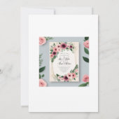 Zeitlose Liebe: Eine Einladung zur Hochzeit (Rückseite)