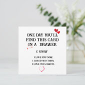 Zeitlose Liebe: Eine Keepake-Karte für jeden Anlas Karte (Stehend Vorderseite)