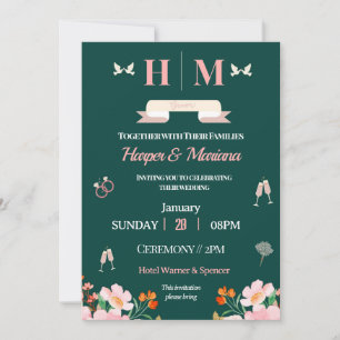 Zeitlose Liebe Enthüllt Unsere Hochzeitseinladung Einladung
