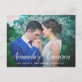 Zeitlose Liebe | FOTO SAVE THE DATE Ankündigungspostkarte (Vorderseite)