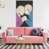 Zeitlose Liebe Leinwanddruck (Insitu (Wohnzimmer))