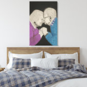 Zeitlose Liebe Leinwanddruck (Insitu (Schlafzimmer))