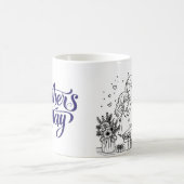 🖤 Zeitlose Liebe - Mother's Day Line Art Tasse 🖤 (Mittel)