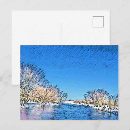 Zeitlose Liebe Postkarte (Vorne/Hinten)