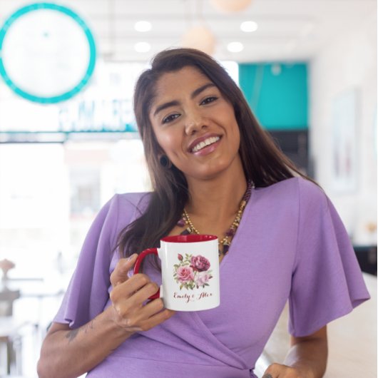 Zeitlose Liebe Romantische Valentinstag-Tasse Tasse