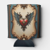 Zeitlose Liebe, surreale Eleganz im Steampunkstil Dosenkühler (Rückseite)