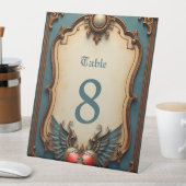 Zeitlose Liebe, surreale Eleganz im Steampunkstil Sockelschild (In Situ)