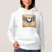 Zeitlose Liebe: Traditioneller tattoo-Inspiriert T Hoodie (Vorderseite)