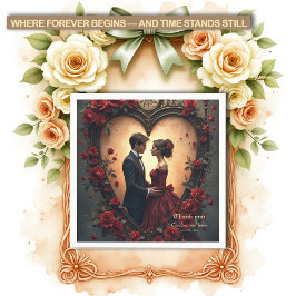 Zeitlose Liebe – Victorian Gothic Hochzeitskollekt Serviette