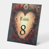 Zeitlose Liebe – Victorian Gothic Hochzeitskollekt Sockelschild (Vorderseite)