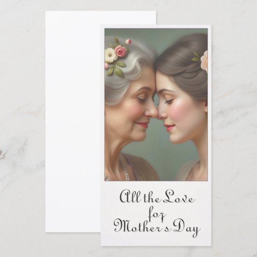 Zeitlose Liebe zwischen Mutter und Tochter (Vorne/Hinten)