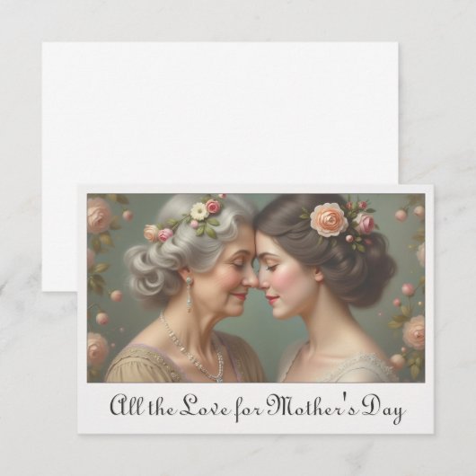 Zeitlose Liebe zwischen Mutter und Tochter (Vorne/Hinten)