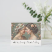 Zeitlose Liebe zwischen Mutter und Tochter (Stehend Vorderseite)