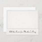 Zeitlose Liebe zwischen Mutter und Tochter (Vorne/Hinten)