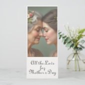 Zeitlose Liebe zwischen Mutter und Tochter (Stehend Vorderseite)