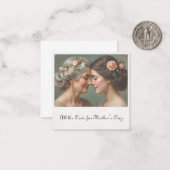 Zeitlose Liebe zwischen Mutter und Tochter Mitteilungskarte (Vorderseite/Rückseite Beispiel)