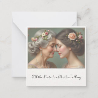 Zeitlose Liebe zwischen Mutter und Tochter Mitteilungskarte