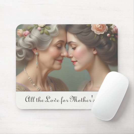 Zeitlose Liebe zwischen Mutter und Tochter Mousepad (Mit Mouse)