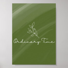 Zeitlose Liturgische Kartenausgabe Poster