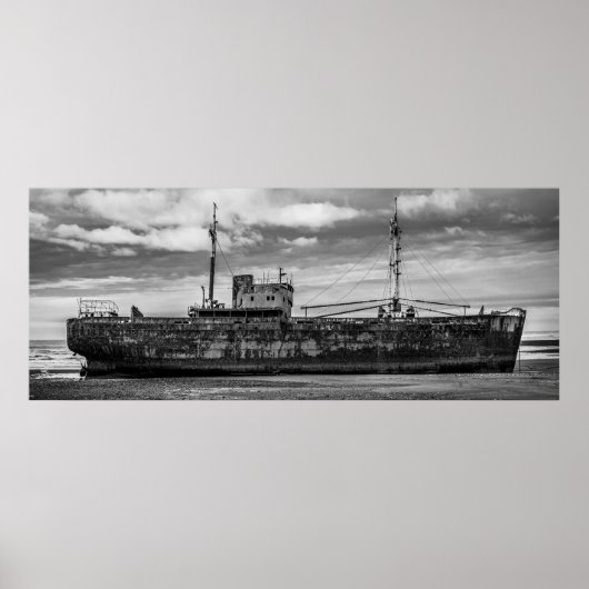 Zeitlose maritime Echos Poster (Vorne)