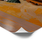 "Zeitlose Maus" - Ein Kuckucksuhr-Portrait Poster (Ecke)