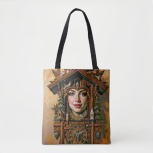 "Zeitlose Maus" - Ein Kuckucksuhr-Portrait Tasche