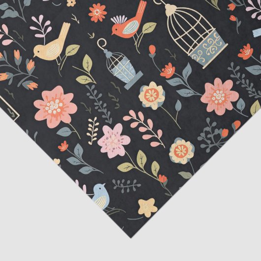 Zeitlose Mitternacht-Entkopplung Seidenpapier (Ausschnitt)