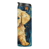 Zeitlose Mode, Hund Thermosbecher (Nach rechts gedreht)
