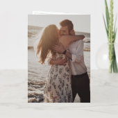 Zeitlose Monogram Sage Green Elegant Hochzeit Einladung (Rückseite)