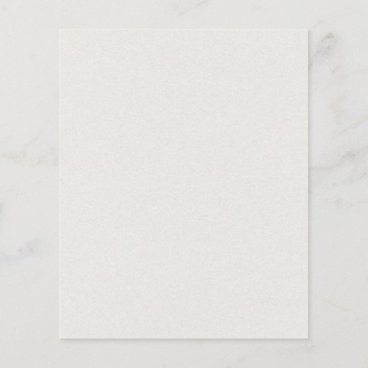 Zeitlose, neutrale Beige Budget-Hochzeit (Rückseite)