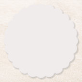 Zeitlose, neutrale, romantisch-rötlich-rosa Hochze Untersetzer (Vorderseite)