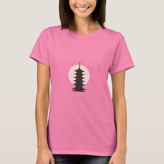 Zeitlose Pagoda T-Shirt (Vorderseite)