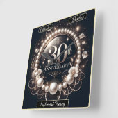 Zeitlose Perle: 30 Jahre Quadratische Wanduhr (Winkel)