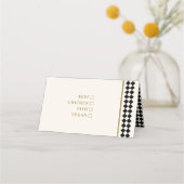 Zeitlose Platzkarten an der Tafel (Rückseite)