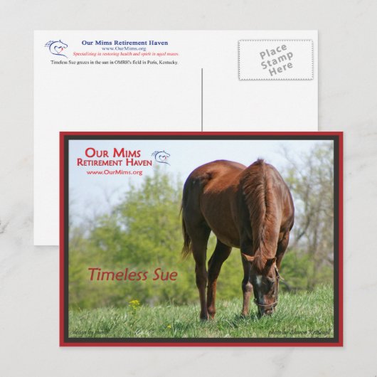 Zeitlose Postkarte (Vorne/Hinten)